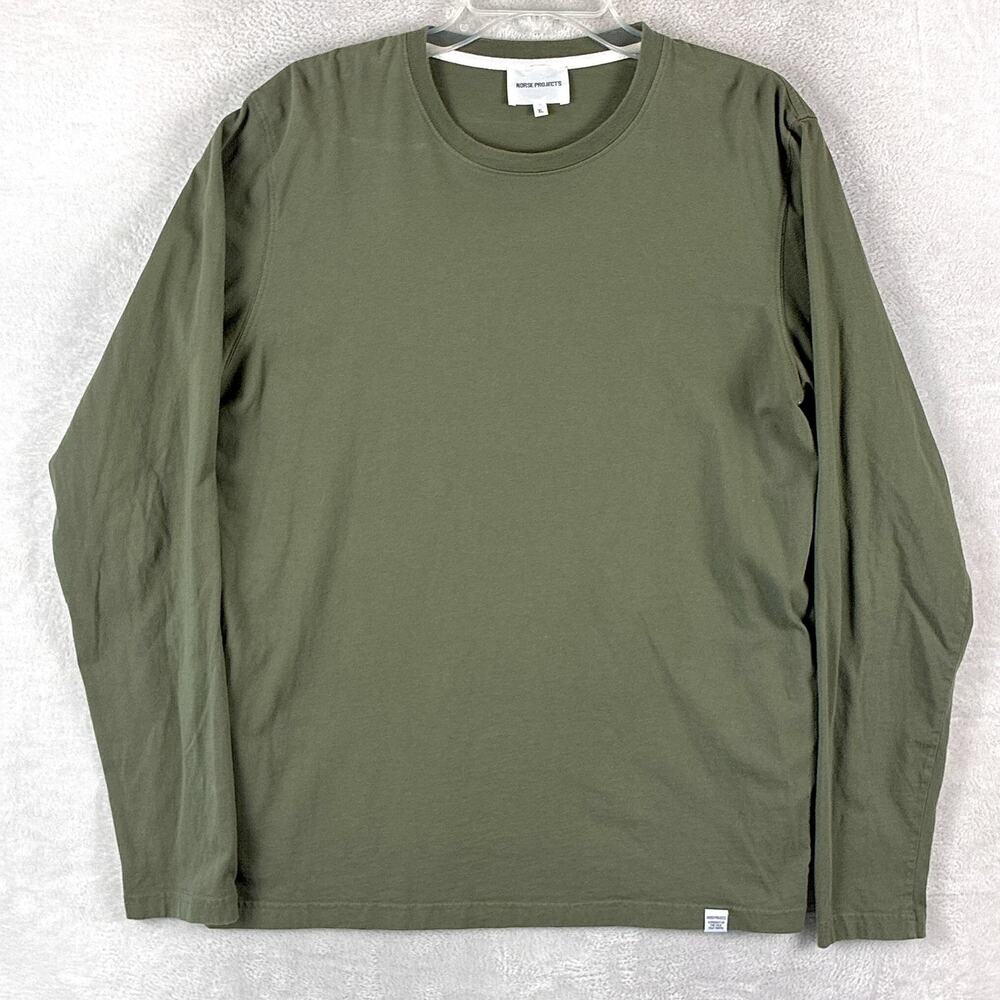 Norse Projects Shirt Mens XL Green Johannes Preppy Luxury Classic Streetwear